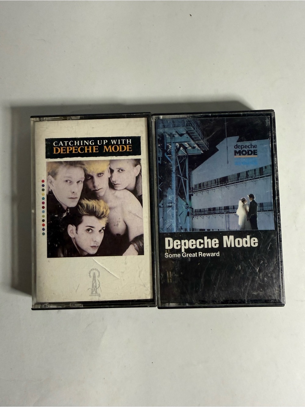 Depeche Mode Cassette Tape Lot Of 2 “Catching Up With” & “Some Great Reward”